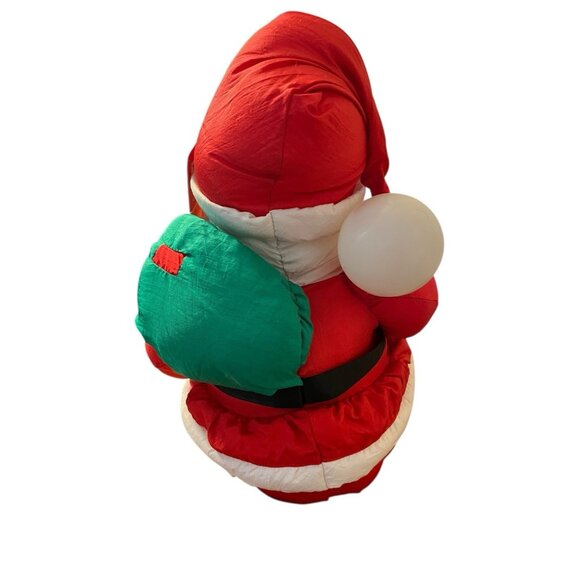 Musical PUFFALUMP Style Santa Claus Plush Stuffed Toy Gift Parachute NWT - Picture 3 of 8